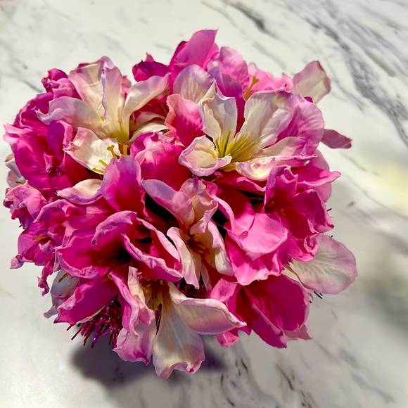 Hand Crafted Other - Pink Floral arrangement with diamond accents!